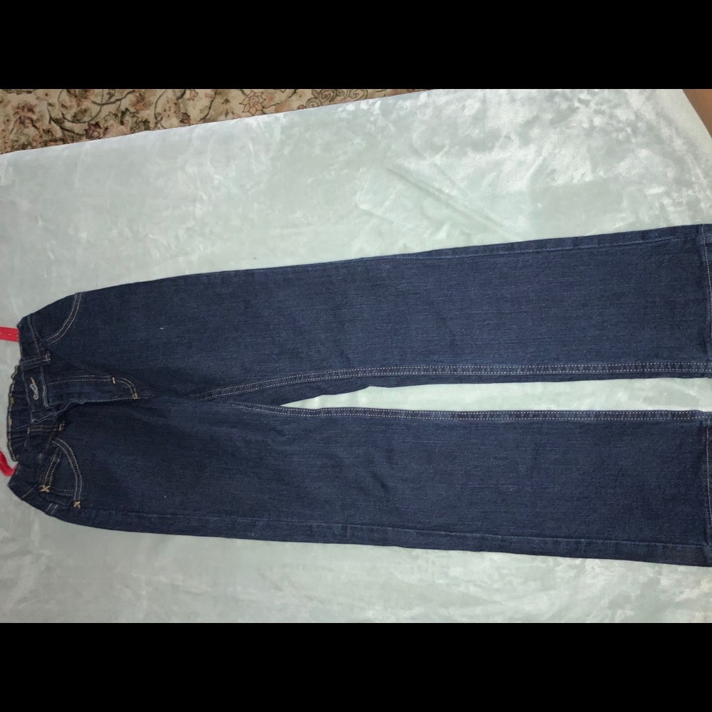 Adjustable boys blue jeans